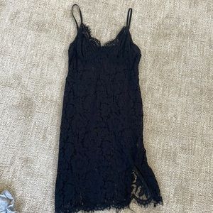 LACE DRESS- SHEER BLACK DRESS